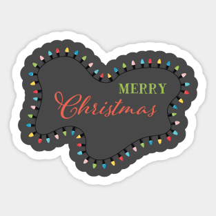 Merry Christmas Sticker